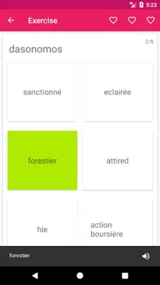 French Spanish Dictionary android App screenshot 2