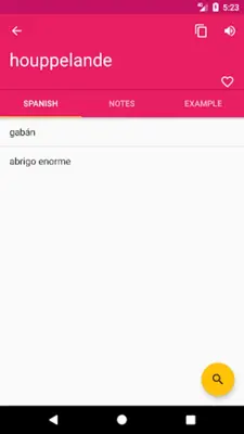 French Spanish Dictionary android App screenshot 4